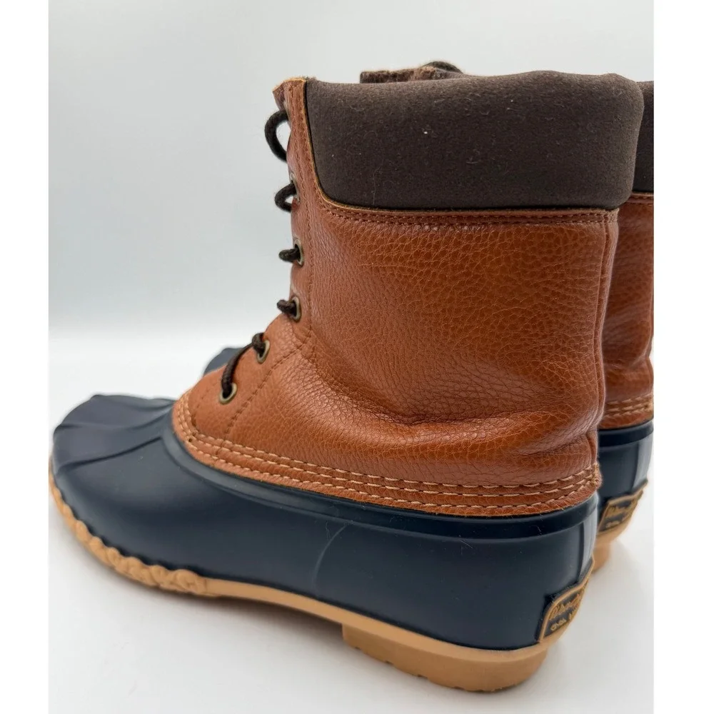 Weatherproof Vintage Mens Adam II Duck Boots Waterproof Brown Boots Size 8M